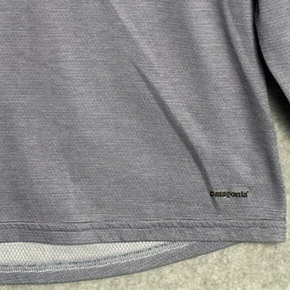 Patagonia Sz L Capilene 1/4 Zip Performance Base Layer Pullover Lavender USA - Picture 8 of 8